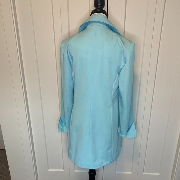 Ellabee Blue Spring Coat MED - Picture 4 of 11